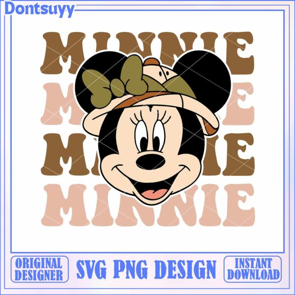 Minnie Mouse PNG design for crafts, perfect gift idea for fans