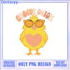 Happy Easter 2024 PNG Design with Bunny Ears and Glasses
