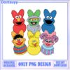 Fun Easter PNG Design with Winnie the Pooh and Friends