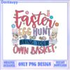 Easter Bunny PNG Design featuring a Cute Cartoon Character