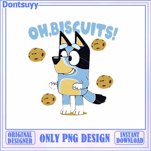 Cute Dog PNG Design for Cookie Lovers – Oh, Biscuits Download