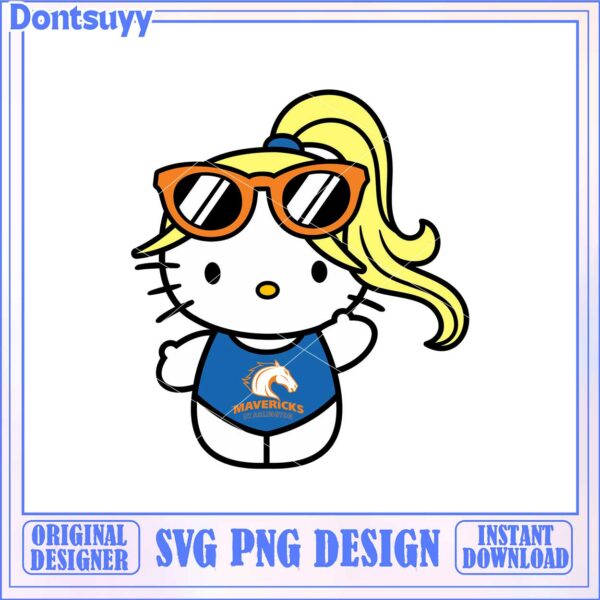 Cute Hello Kitty SVG Design with Sunglasses and Sports Outfit