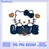 Cute Hello Kitty SVG Design with Hoodie and Drink Downloadable File