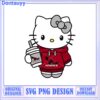 Cute Hello Kitty SVG Design with Heart for Instant Download