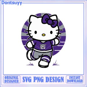 Cute Hello Kitty SVG Design for Instant Download Printable Art
