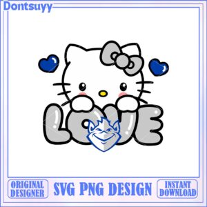 Cute Hello Kitty Love Design SVG Instant Download Product