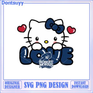Cute Hello Kitty Love Design for SVG and PNG Products