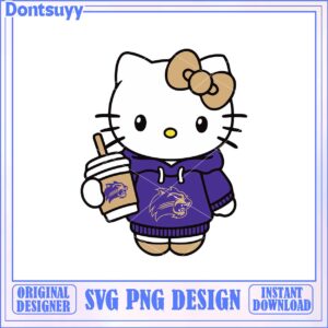 Cute Hello Kitty Hoodie SVG Design for Instant Download PNG