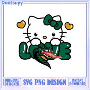 Cute Hello Kitty Dragon SVG Design for Downloadable Use