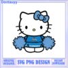 Cute Hello Kitty Cheerleader SVG Downloadable Graphic Art