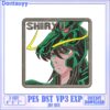 Seiya Cartoon Embroidery Design Instant Download PES Format