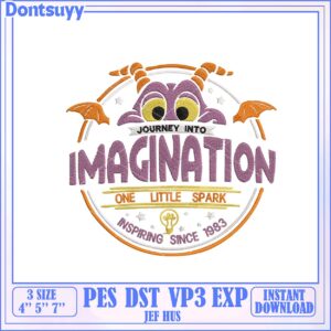 Imagination Journey Embroidery Design Instant Download Pattern