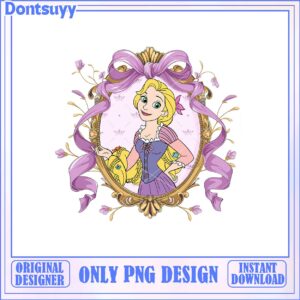 Rapunzel Character Art PNG Downloadable Digital Design for Crafts Rapunzel Character Art PNG Downloadable Digital Design for Crafts