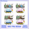 Colorful Cartoon Bow Clipart PNG Collection for Instant Download