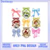 Toy Story Character PNG Set with Bows and Stars for Crafts