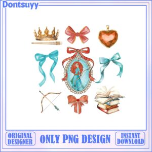 Creative PNG Collection of Princess Themed Illustrations for Crafts
