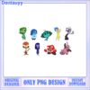 Colorful Emotions Character Design Downloadable PNG Artwork Bundle