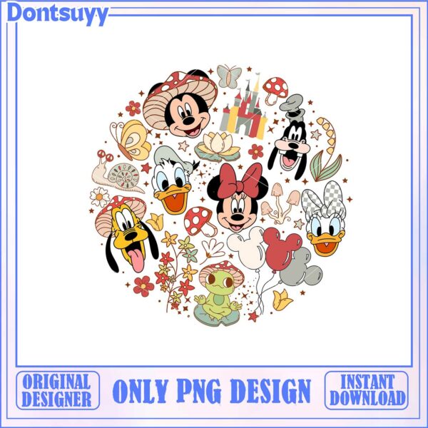 Colorful Disney Character PNG Design for Creative Projects Download