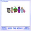 Colorful Castle Design with Floral Elements PNG Instant Download