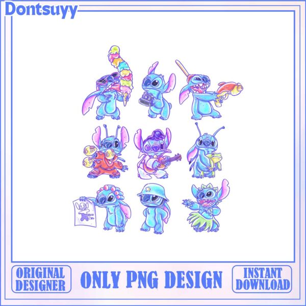 Colorful Cartoon Aliens PNG Set for Creative Projects Download