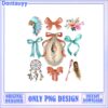 Colorful Bow Designs with Cartoon Characters PNG Product Download