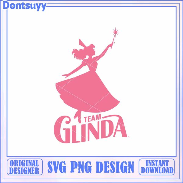 Team Glinda SVG File for Craft Projects and Custom Designs