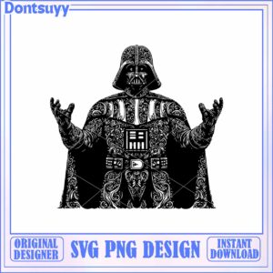 Stylish Darth Vader SVG Design for Creative Projects Download