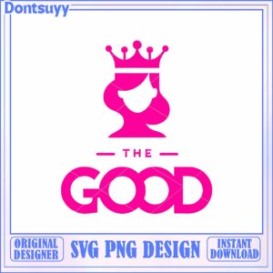 Stylish Crowned Woman SVG Design for Creative Projects Instant Download