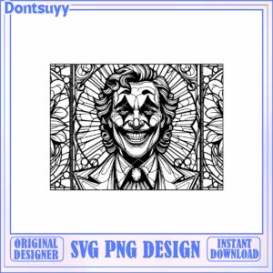Stunning SVG Design of Unique Artistic Joker Character Download