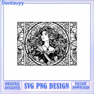 Stunning Princess SVG Art for DIY Projects Instant Download Design
