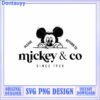 Mickey and Minnie Patriotic Car SVG for Fourth of July Celebration