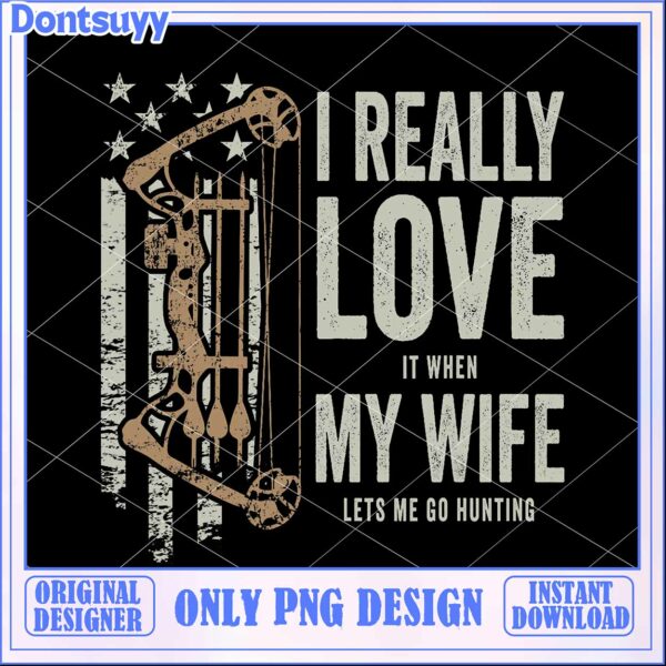 Hunting Wife PNG Design