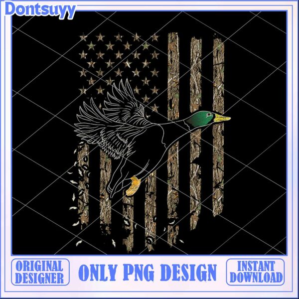 Hunting Duck Season Png, Camo Duck  Png