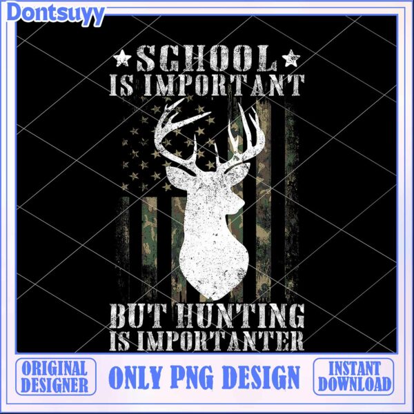 Hunting Deer Camo PNG Design