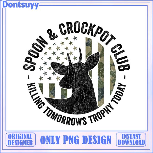 Deer Hunting Crockpot Club PNG
