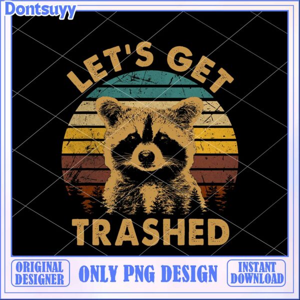 Raccoon Trash Panda PNG Design