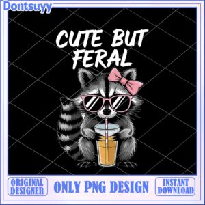 Cute Raccoon PNG Feral & Fun